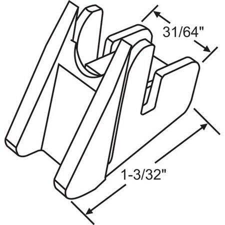 Strybuc BOTTOM BRACKET ATTACHED 61-501A